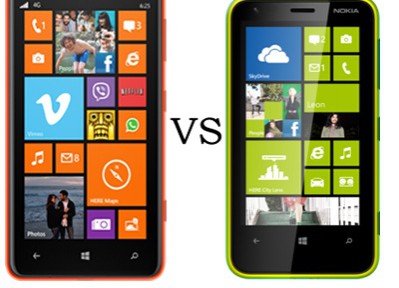 Lumia 625 vs Lumia 620