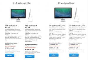 iMac (цена в России)