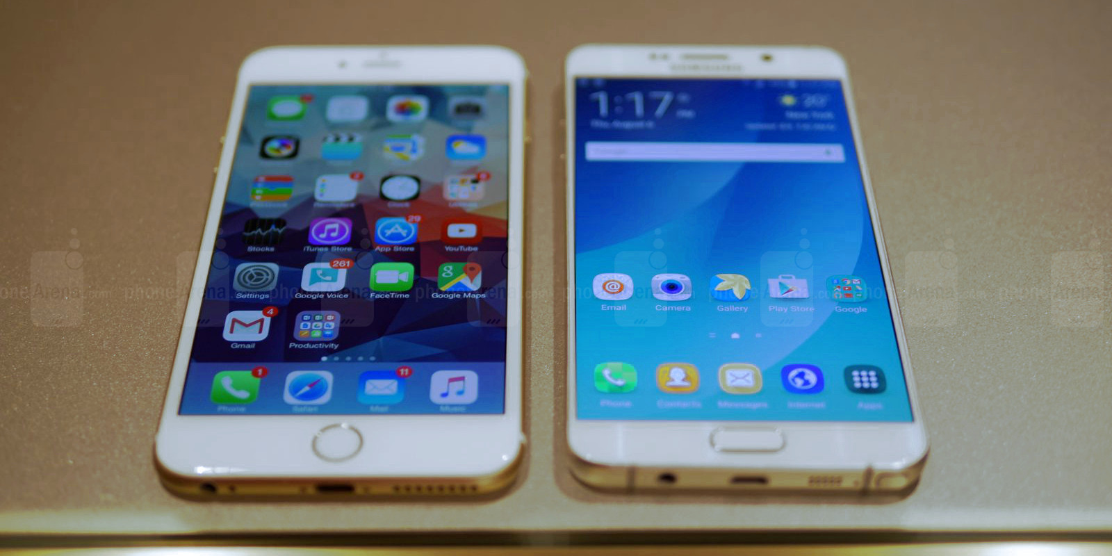 Galaxy Note 5 vs iPhone 6