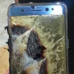 Galaxy Note 7 burned