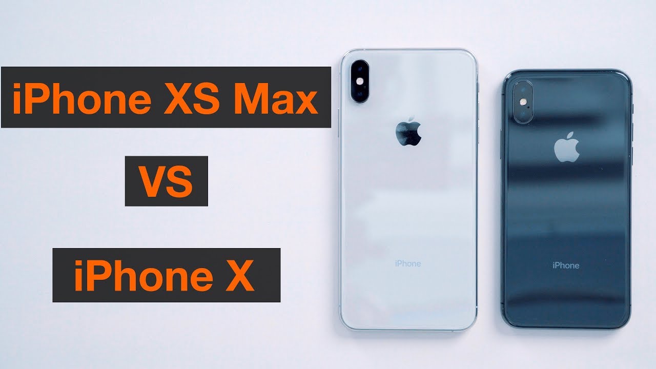 iPhone XS Max vs X